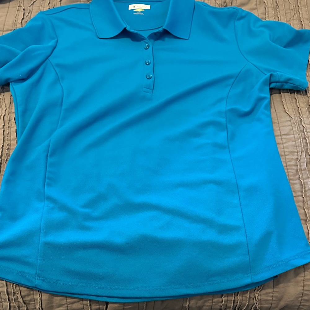 Greg Norman Collection Turquoise Shirt